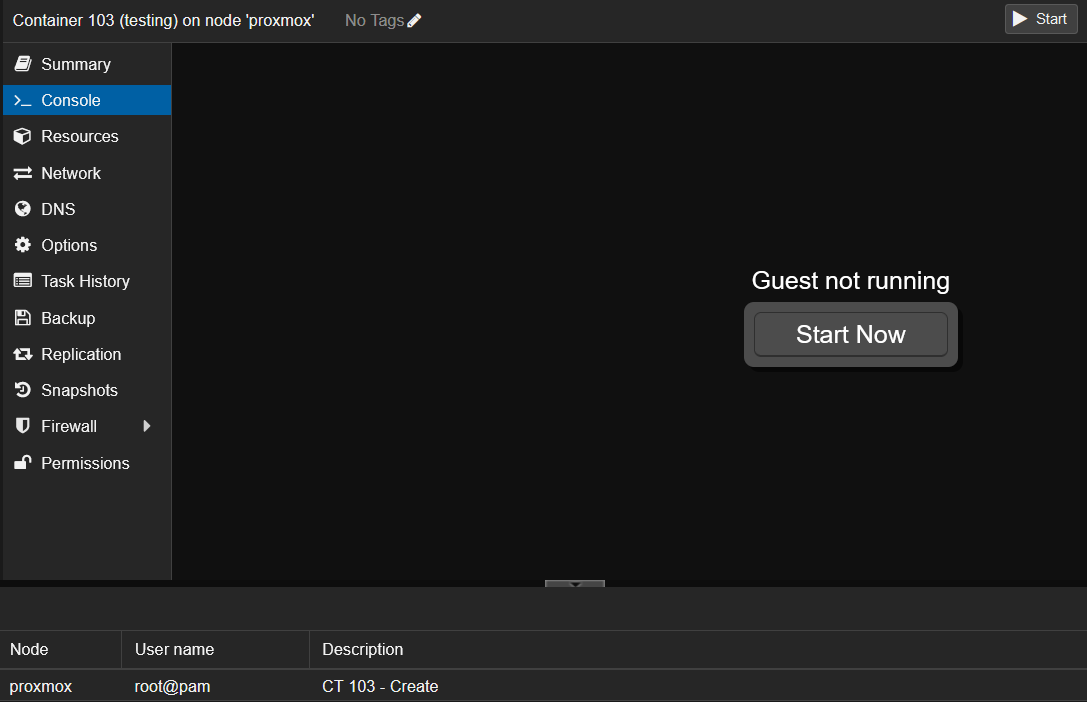 Proxmox Container Template